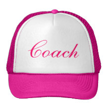 Chapeau rose féminin d'entraîneur casquette
