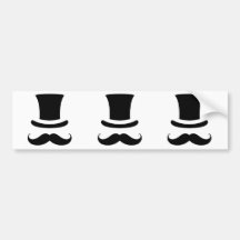 Chapeau supérieur de moustache/moustache autocollants pour voiture