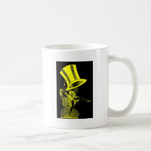 Chapeau supérieur jaune mug