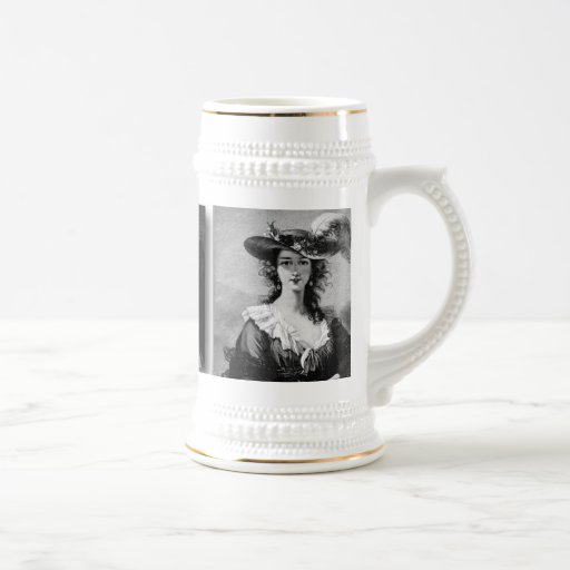 Chapeau vintage de femmes tasse à café