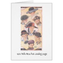 Chapeaux de Bella Hess Cartes De Vœux
