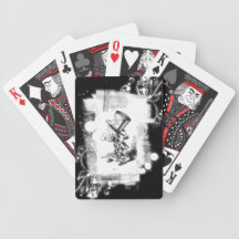 Chapelier fou vintage de Lewis Carroll Jeu De Cartes