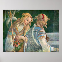 Chapelle de Sistine - la jeunesse de Moïse Affiche