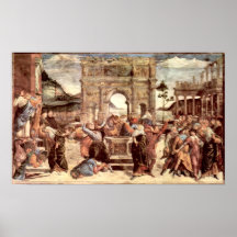 Chapelle de Sistine - punitions du Levites Poster