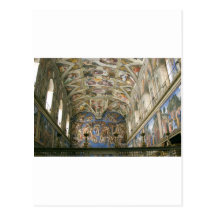 Chapelle de Vatican Sistine Carte Postale