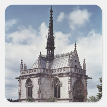 Chapelle Saint-Hubert du château Amboise Stickers Carrés