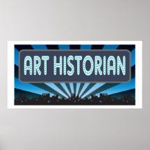 Chapiteau d'historien d'art posters