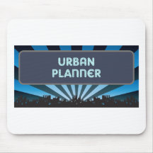 Chapiteau urbain de planificateur tapis de souris