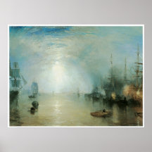 Charbons de soulèvement de Keelmen par clair de lu Poster