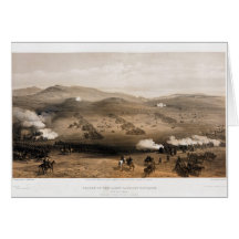 Charge de la brigade de cavalerie légère par Simps Carte