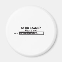 Chargement de cerveau magnets pour réfrigérateur
