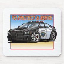 Charger_Police_New Tapis De Souris