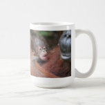 Charité nouveau-née de faune d'orang-outan de bébé mugs