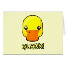 Charlatan ! Canard Carte De Vœux