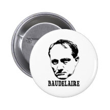 Charles Baudelaire Badge Avec Épingle