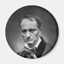 Charles Baudelaire - photo vintage 1878 Aimant
