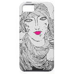 Charme/Madame sur l'art déco de vacances Coques iPhone 5 Case-Mate