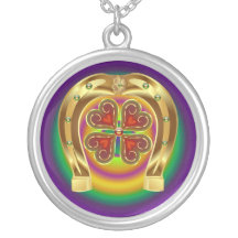 charmes chanceux pendentif personnalisé