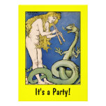 Charmeur de serpent - art Nouveau : Invitation de 