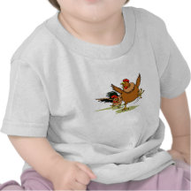 Chasse des poulets t-shirt