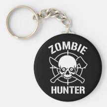 Chasseur de zombi porte-clefs
