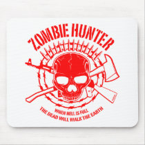 Chasseur Mousepad de zombi tapis de souris