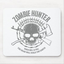 Chasseur Mousepad de zombi tapis de souris