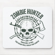 Chasseur Mousepad de zombi tapis de souris
