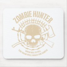 Chasseur Mousepad de zombi Tapis De Souris