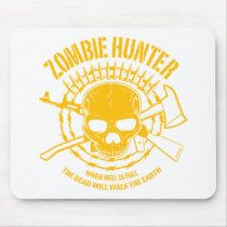 Chasseur Mousepad de zombi tapis de souris