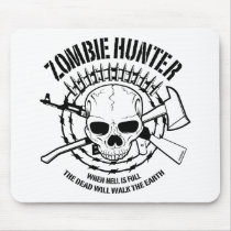 Chasseur Mousepad de zombi tapis de souris