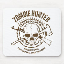 Chasseur Mousepad de zombi tapis de souris