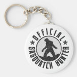 Chasseur officiel de Sasquatch - Bigfoot dans la g Porte-clef