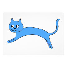 Chat bleu sautant bristols