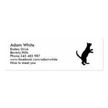 Chat Cartes De Visite Personnelles