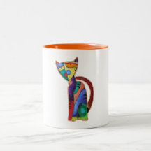 Chat céleste mugs à café