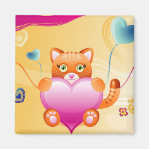 Chat d'amour aimants