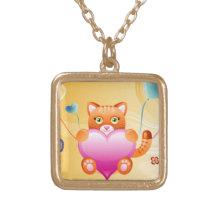 Chat d'amour collier personnalisé