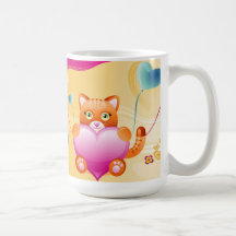 Chat d'amour mugs