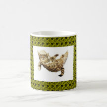 CHAT DANS LE FILET, MUGS
