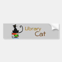 Chat de bibliothèque adhésifs pour voiture