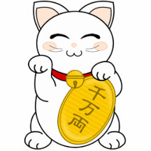 Chat de bonne chance - Maneki Neko Découpages En Acrylique