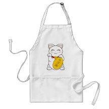 Chat de bonne chance - Maneki Neko Tablier