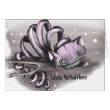 Chat de Cheshire - carte d'Alice