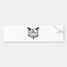 Chat de culture adhésif pour voiture