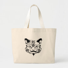 Chat de culture sacs en toile