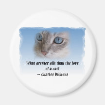 Chat de Dickens Magnets