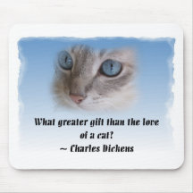 Chat de Dickens Tapis De Souris
