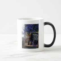 Chat de fleur tasses à café