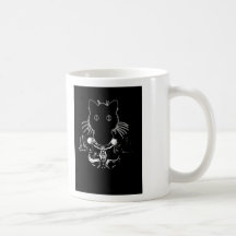 chat de minou de chevalier mug